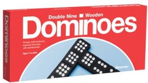 Set of 55 "double nine" dominoes by Pressman