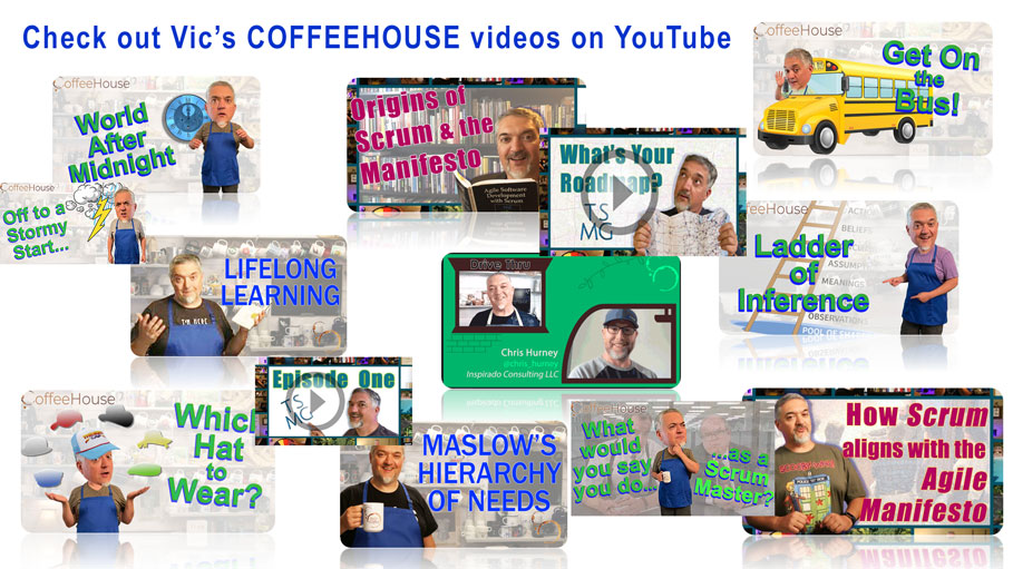 Vic's CoffeeHouse videos on YouTube